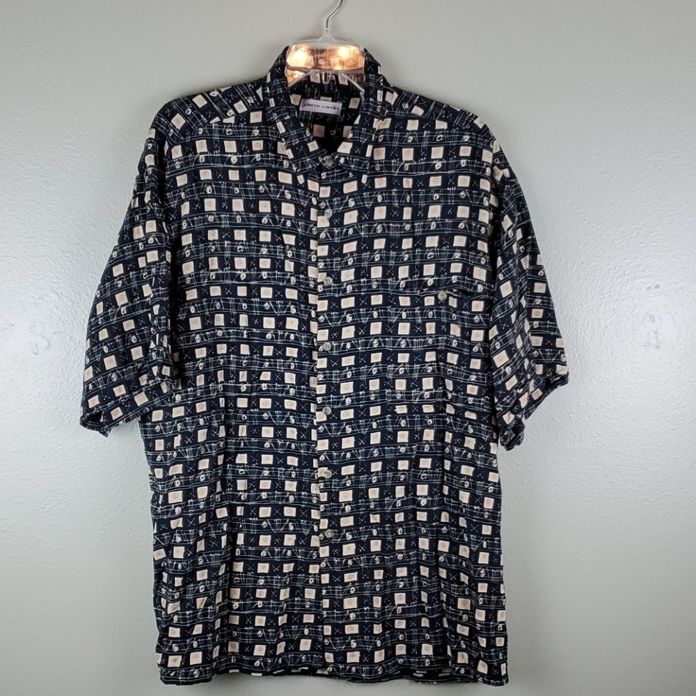 Pierre Cardin men's short sleeve casual dress shir
